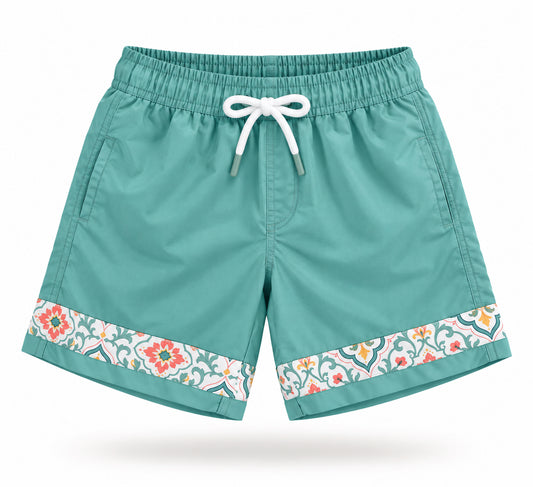 Coral Bloom Resort Shorts (Boys)