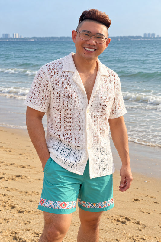 Coral Bloom Resort Shorts (Men)